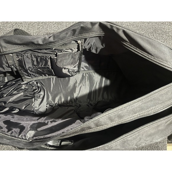 Nike Baseball Bat Bag Black White Swoosh‎ With Handles Storage Carrier - Picture 3 of 14